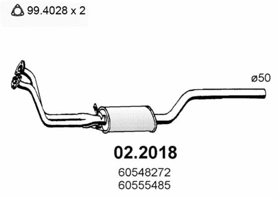Silencieux avant ASSO 02.2018