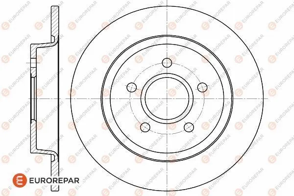 Disque de frein EUROREPAR 1618869780