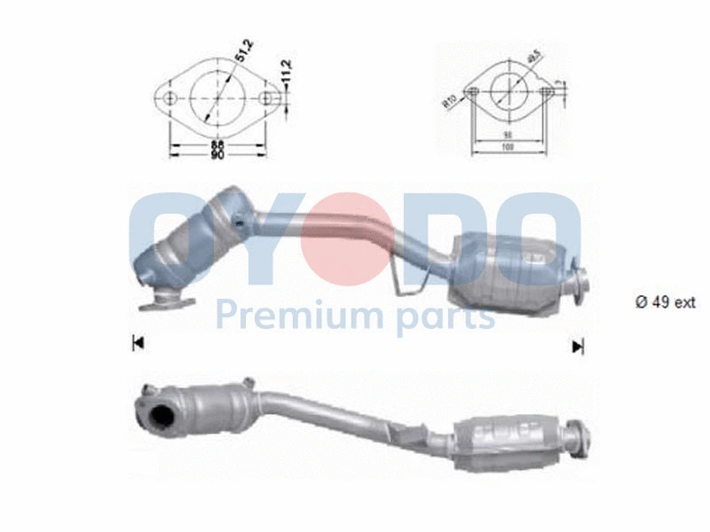 Catalyseur Oyodo 10N0050-OYO