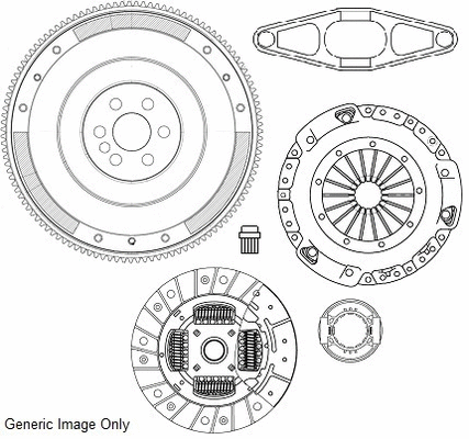 Kit adaptateur, embrayage National CK10256F