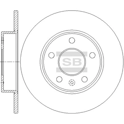 Disque de frein Hi-Q SD5113