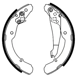 Jeu de mâchoires de frein FIT FT3045