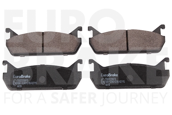 Kit de plaquettes de frein, frein à disque EUROBRAKE 5502229973