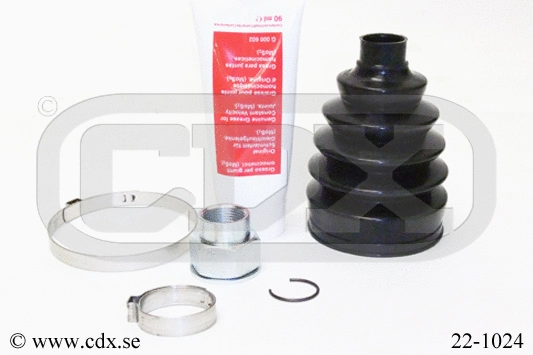 Jeu de joints-soufflets, arbre de commande CDX 22-1024