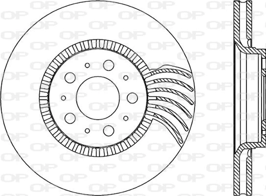 Disque de frein OPEN PARTS BDR1846.20