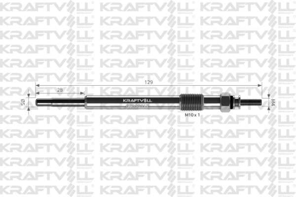 Bougie de préchauffage KRAFTVOLL GERMANY 05030117