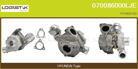Turbocompresseur, suralimentation LGK 070086000LJE
