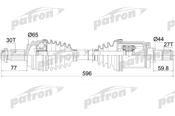 Arbre de transmission PATRON PDS0421