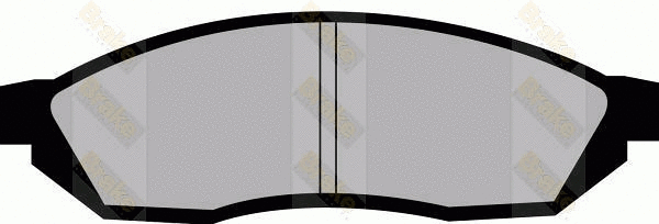 Kit de plaquettes de frein, frein à disque Brake ENGINEERING PA312