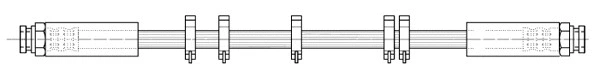 Flexible de frein CEF 511604