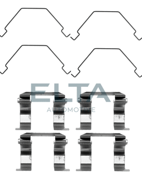 Kit d'accessoires, plaquette de frein à disque ELTA AUTOMOTIVE EA8586