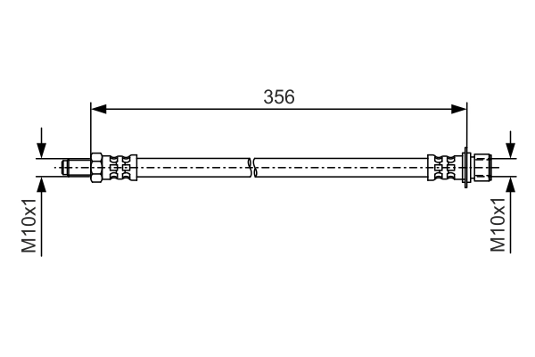 Flexible de frein BOSCH 1 987 481 A22