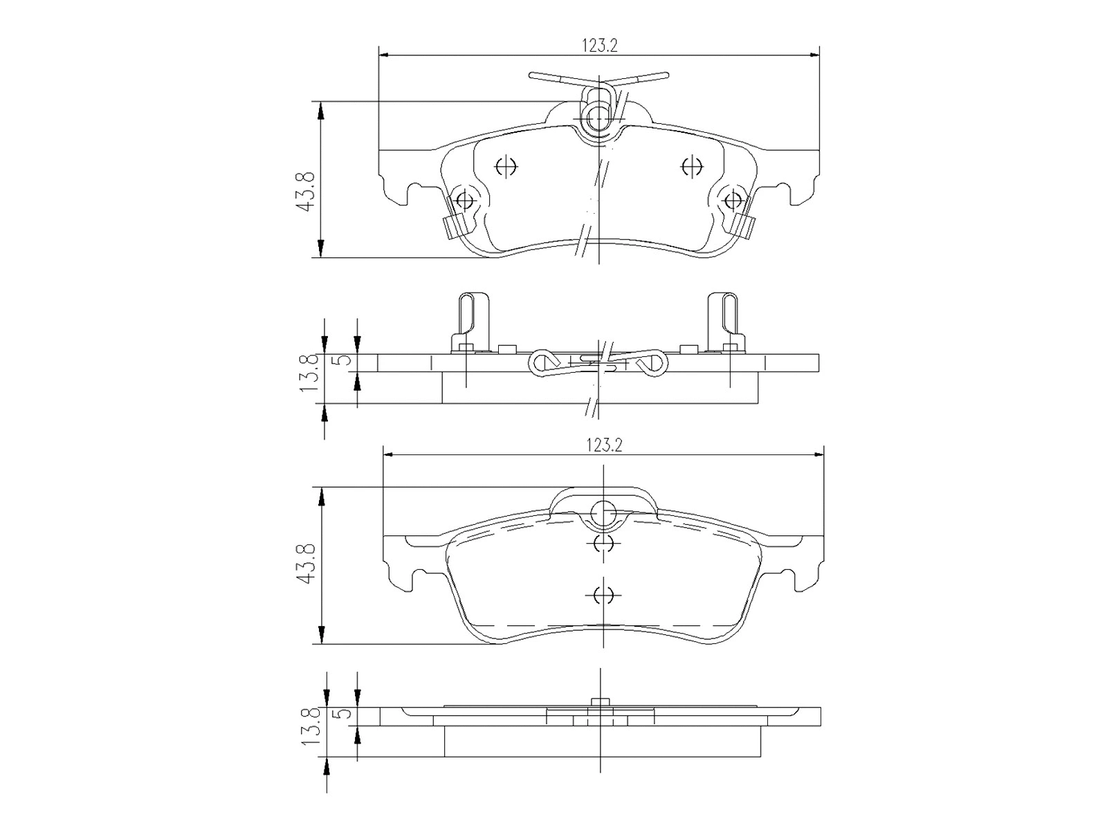 Kit de plaquettes de frein, frein à disque A.Z. Meisterteile AZMT-44-022-1294