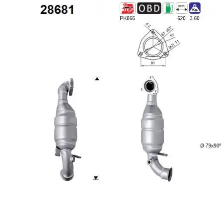 Catalyseur AS 28681
