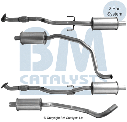 Tuyau d'échappement BM CATALYSTS BM50970