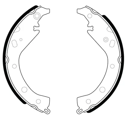 Jeu de mâchoires de frein SB BS21358