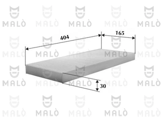 Filtre, air de l'habitacle AKRON-MALÒ 1530821