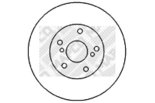 Disque de frein MAPCO 45551