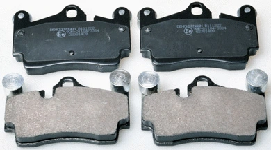 Kit de plaquettes de frein, frein à disque DENCKERMANN B111222