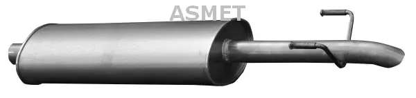 Silencieux arrière ASMET 02.043