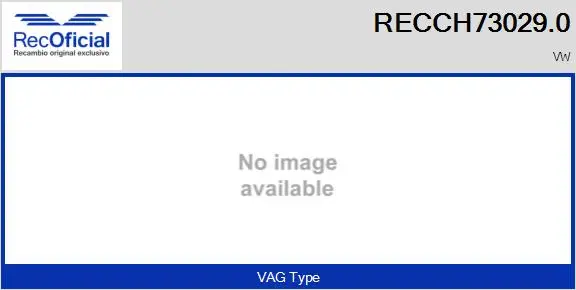 Groupe carter, turbocompresseur RECOFICIAL RECCH73029.0