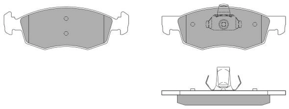 Kit de plaquettes de frein, frein à disque FREMAX FBP-1170