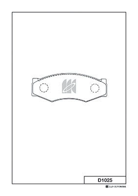 Kit de plaquettes de frein, frein à disque MK Kashiyama D1025