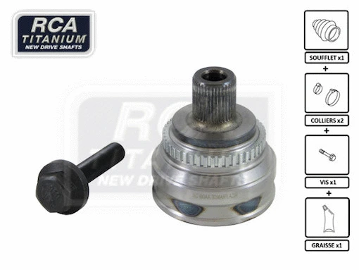 Jeu de joints, arbre de transmission RCA FRANCE AA08F2A