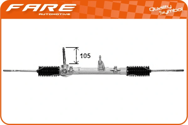 Crémaillère de direction FARE SA DFI004