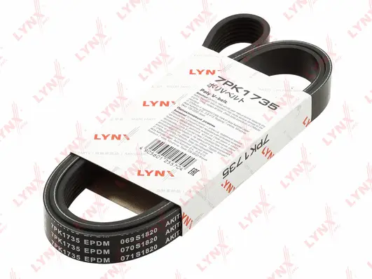 Courroie trapézoïdale à nervures LYNXAUTO 7PK1735