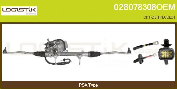 Crémaillère de direction LGK 028078308OEM
