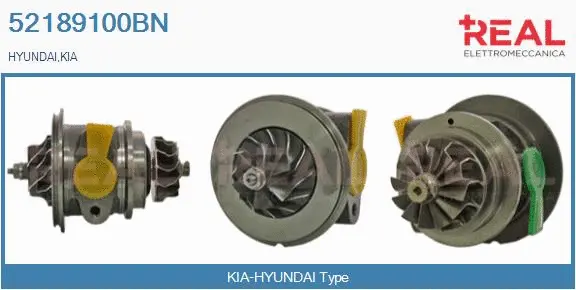 Groupe carter, turbocompresseur REAL 52189100BN