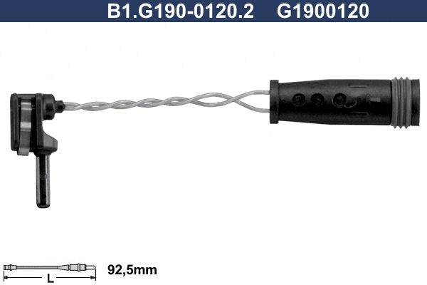 Contact d'avertissement, usure des plaquettes de frein GALFER B1.G190-0120.2