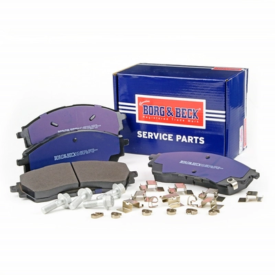 Kit de plaquettes de frein, frein à disque BORG & BECK BBP2923
