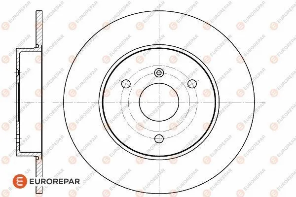 Disque de frein EUROREPAR 1618876980