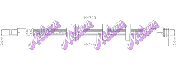 Flexible de frein KAWE H4705