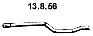 Tuyau d'échappement EBERSPÄCHER 13.8.56