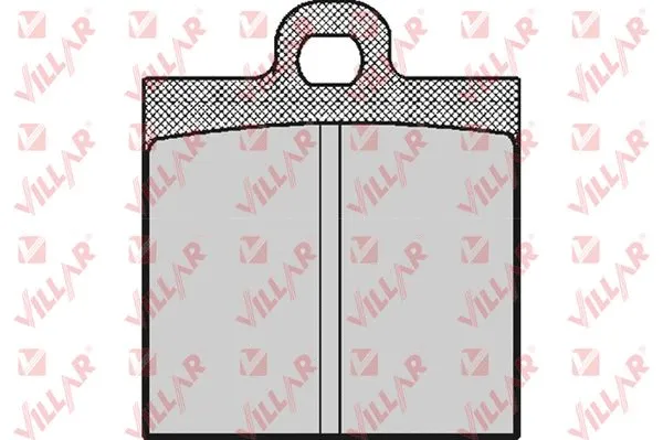 Kit de plaquettes de frein, frein à disque VILLAR 626.0204