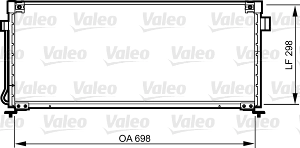 Condenseur, climatisation VALEO 814259