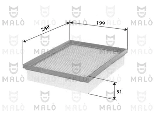 Filtre à air AKRON-MALÒ 1500592