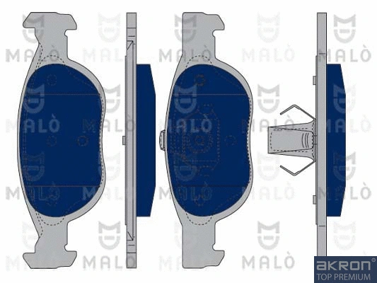 Kit de plaquettes de frein, frein à disque AKRON-MALÒ 1050275