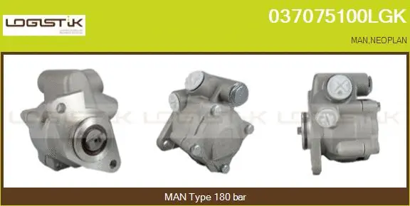 Pompe hydraulique, direction LGK 037075100LGK
