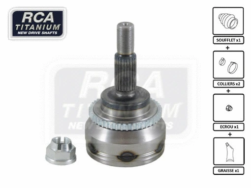 Jeu de joints, arbre de transmission RCA FRANCE RE93A