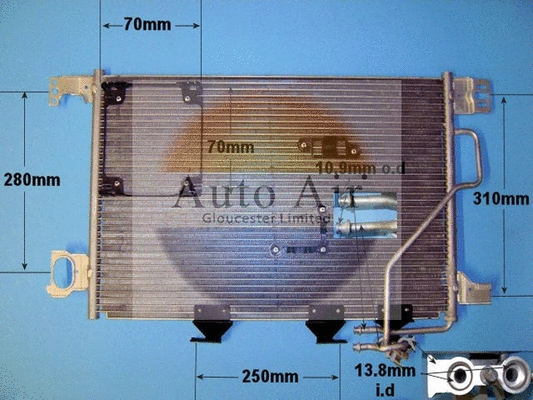 Condenseur, climatisation AUTO AIR GLOUCESTER 16-6694