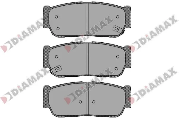 Kit de plaquettes de frein, frein à disque DIAMAX N09839