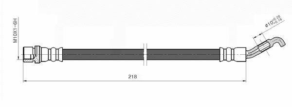 Flexible de frein National NBH6069