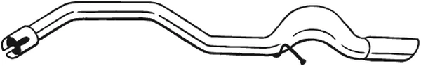 Tuyau d'échappement KLOKKERHOLM 810-429