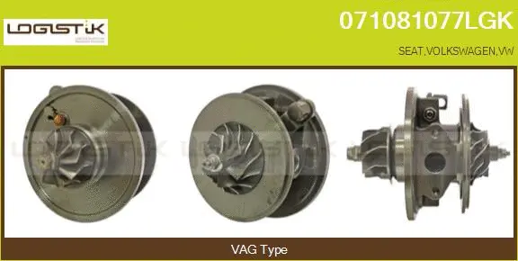 Groupe carter, turbocompresseur LGK 071081077LGK