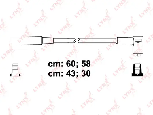 Kit de câbles d'allumage LYNXAUTO SPC2871