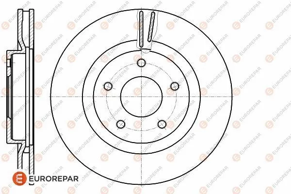 Disque de frein EUROREPAR 1618889580